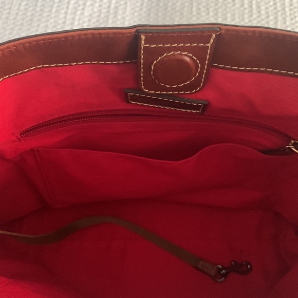 Dooney and Bourke Cross Body Ostrich Bucket Bag - Picture 5 of 12